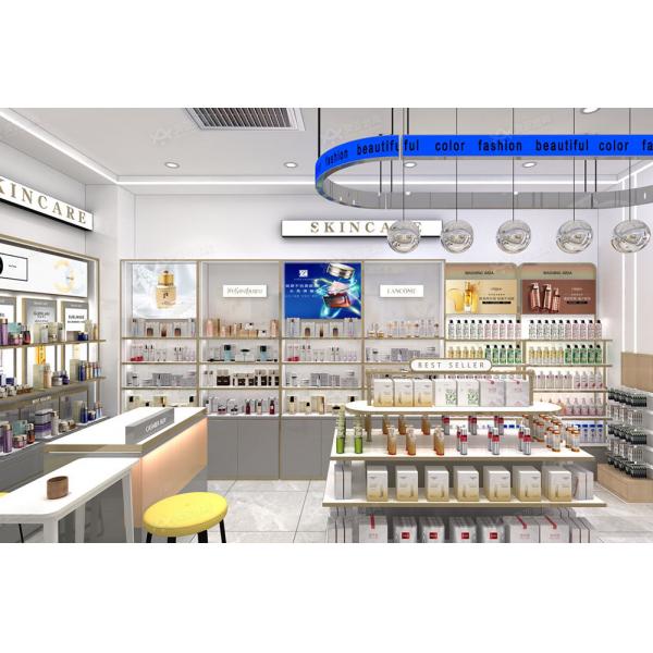 Les Classiques Gray Series Cosmetic Display Case for Shop Design and Store Display