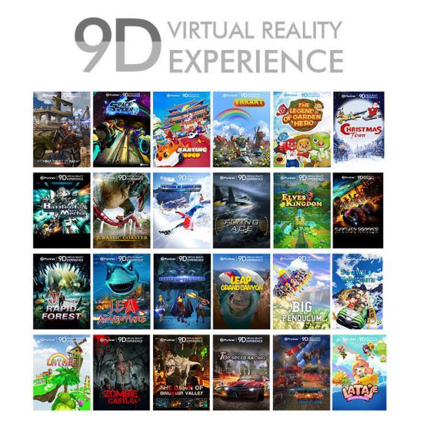 220V 0.7KW Vibrating VR Simulator Interactive Vibrating Gameing Experience