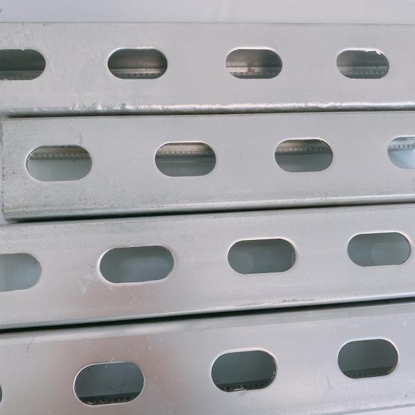 Hot Dip Galvanized Strut Slotted Channel Metallic Steel C 41mm