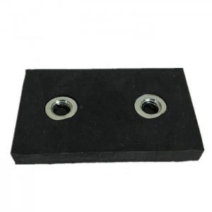 Buy cheap Custom Rubber Coated Neodymium Rectangular Magnets Grade neodymium magnet with Two Holes product