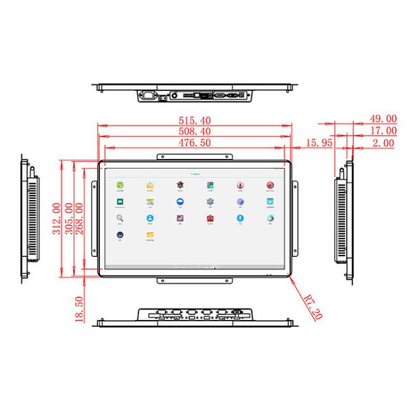 21.5-Inch Android Screen for Public Kiosks and Smart Retail Displays