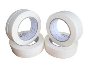 China Acrylic Adhesion Crepe Paper Masking Tape 150um Thickness , Thin Masking Tape on sale