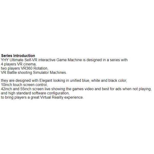 Interactive Game VR Simulator
