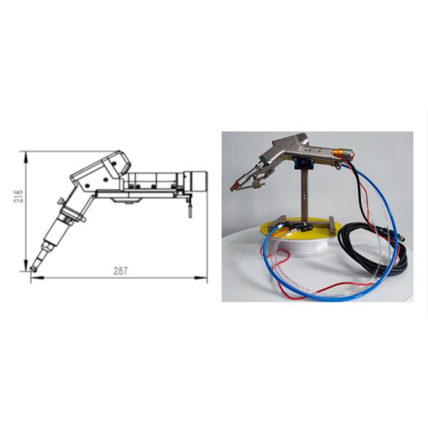 Lightweight Handheld Laser Welding Machine PWM Output Mode 30 Welding Parameters Saved for Carbon Steel