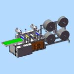 Buy cheap PLC Control Ladies Sanitary Pad Making Machine 40 - 50PCS/MIN product