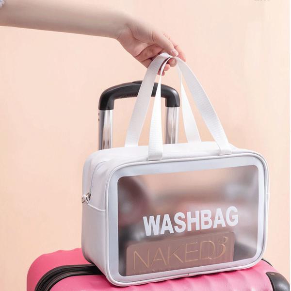 Quality Women Travel Makeup Container Store Toiletry Bag Large Capacity for sale