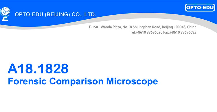 Forensic Comparison Microscope with 2x~240x Magnification LED Illumination and CE Certification for Laboratory Research