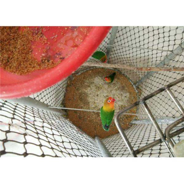 Knotted Stainless Steel Aviary Mesh High Safety Good Fire Prevention Properties