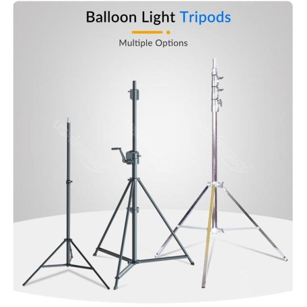 Trolley Cart Tripod Lights 800W Led Balloon Lamp For Road Safty