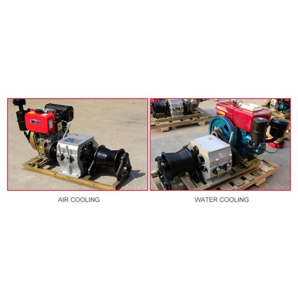 Speedy and Efficient Cable Winch Puller for Cranes , Power Construction
