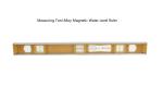 Measuring Tool Alloy Magnetic Water Level Ruler
