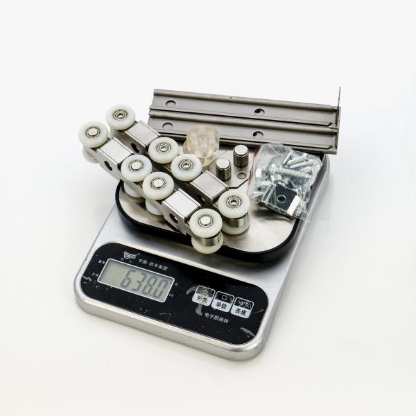 Zinc Plating Iron Nylon Wardrobe Sliding Fitting System for Customer Requirements