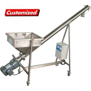 China Customizable Hopper Screw Conveyor Heat Resistant Screw Feeder Hopper on sale