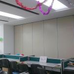 Removable Mobile Office Partitions Aluminium Sliding Folding Partition Walls