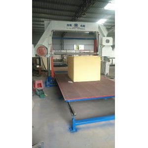 Buy cheap Horizontal Sponge Rigid Foam / Foam Rubber Cutting Machine Automatic product