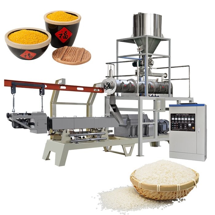Buy cheap Stainless Steel 304 Artificial Rice Machine Automatic 1000kg/Hr Extruder product