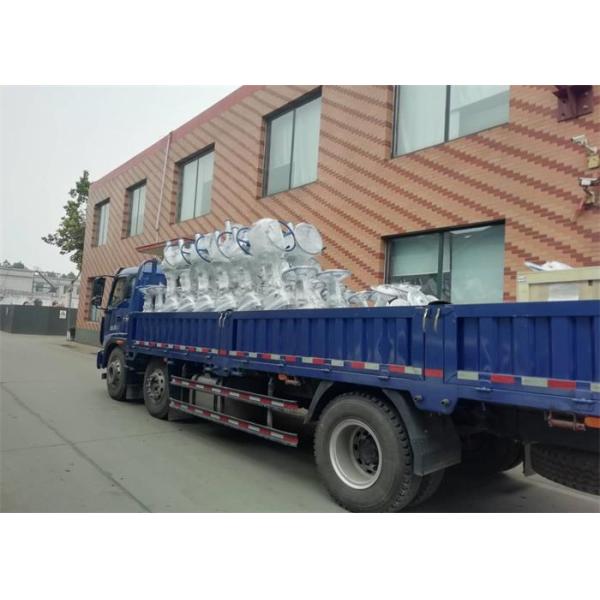 Cast Iron Flanged Butterfly Valve PN 1.0 Mpa Centerline Lightweight