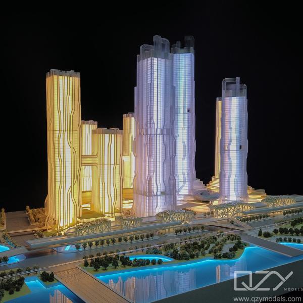 Shang'chu CAUPD 1/500 Guangzhou Haizhu Innovation Bay Lijiao Core Area Urban Design Model