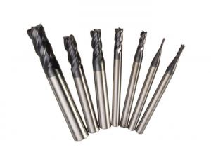 Buy cheap 1-8mm 4 Flutes Tungsten Carbide End Mill Set Straight Shank End Mill Cutter CNC Tool product