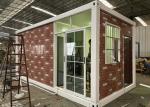 Glass Curtain Wall Steel Structure Prefabricated Container Home