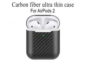 Buy cheap Black Ultra Thin Anti Scratch Carbon Fiber Airpods Case product