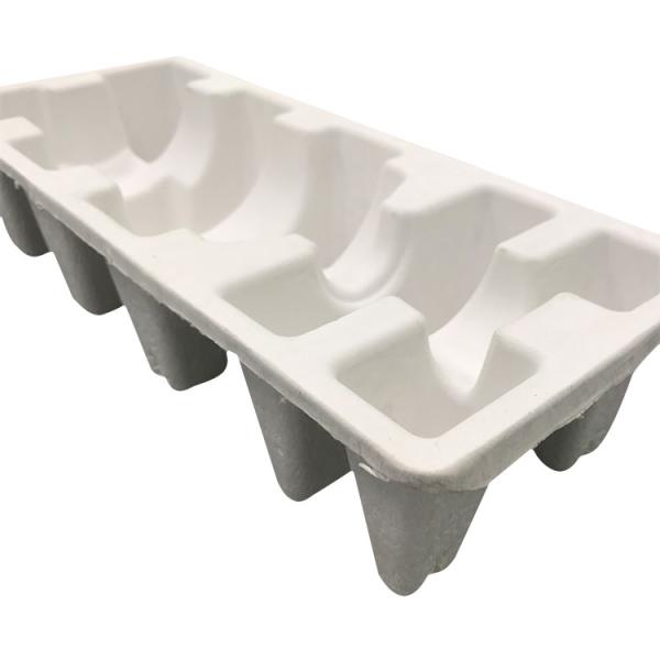 Customized Dry Pressed Pulp Lined Grey Watch Pulp Packaging Tray Biodegradable