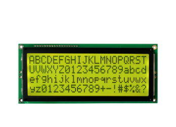 Character Type LCD Display Module Yellow Green LED Back - Light Available