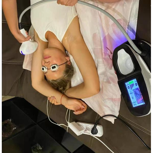 Mini Diode Laser Hair Removal Ice Home Device 755 808 1064nm for Skin Rejuvenation