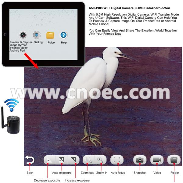 CCD Camera , Digital Microscope Camera Microscope Accessories A59.4903