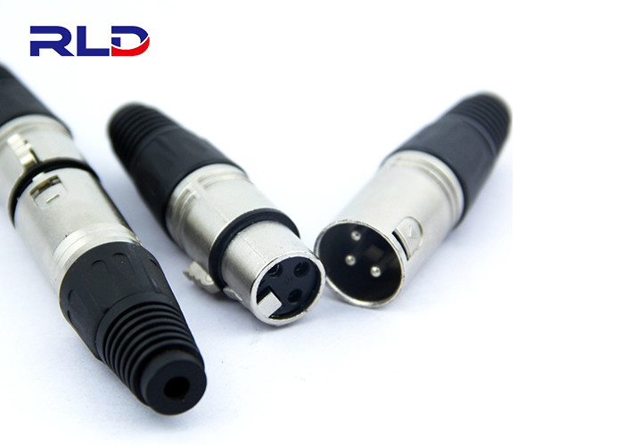 Buy cheap 3 Pin Male Female Plug XLR Audio Connector product