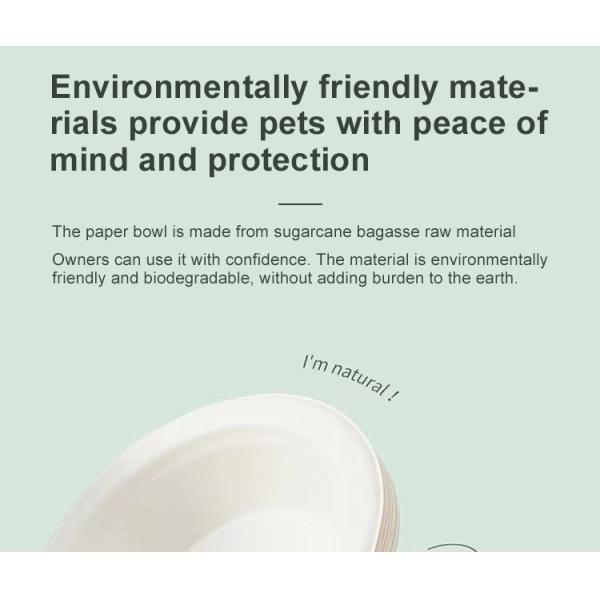 Elegant Disposable Tableware Bowl for Cats Dogs and Environmentally Responsible Owners