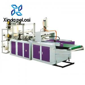 China OEM 220Volt Plastic Bin Bag Making Machine With Smooth Bag Collection Process on sale