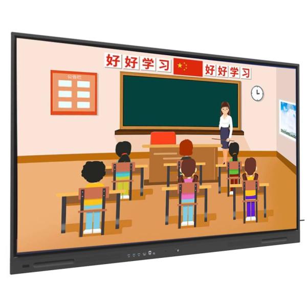 65 Inch Interactive Touch Panel Display Android 11/13 20 Touch Computer Laptop Connecting For Teaching