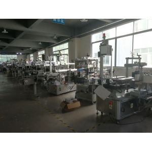 Buy cheap Beverage Property Sticker Label Applicator , Automatic Sticker Labeling Machine product