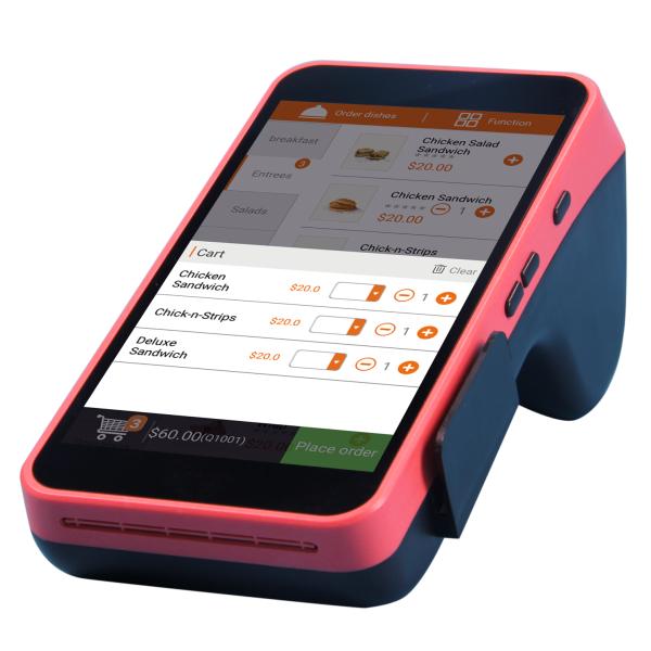 Android Payment Kiosk with 5.5 Inch Touch Screen and Built-in Thermal Receipt Printer