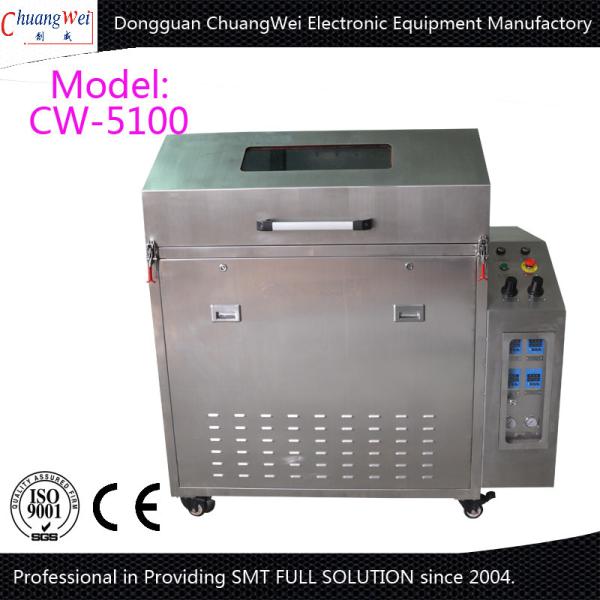 Quality SMT Cleaning Equipment Pallet Pneumatic Control Cleaning Machine 100 Safe for sale