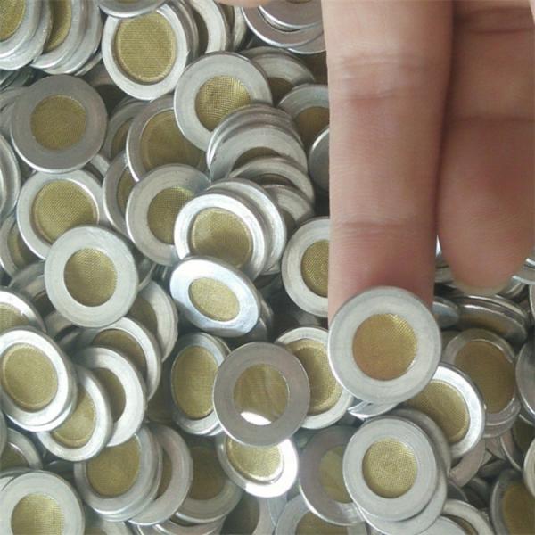 Stainless Steel 304 316 Aperture 4um Wire Mesh Filter Disc With Enfolded Edge