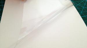 China Transparent 105gsm Cold Lamination Film PVC Photographic on sale