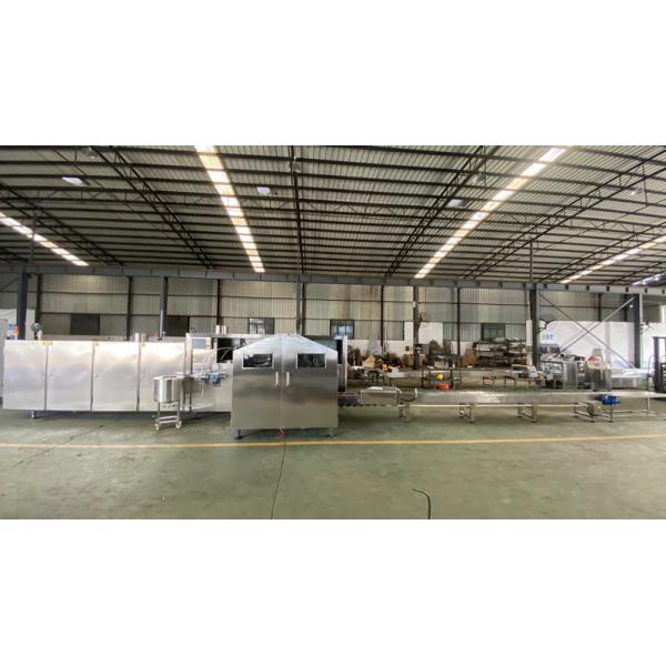 PLC 3.37kw 6000pcs/H 65mm Rolled Sugar Cone Making Machine