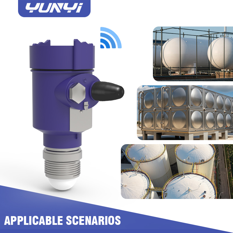 Anticorrosion Large Lens Radar Level Gauge with 80GHz Frequency for Strong Acid