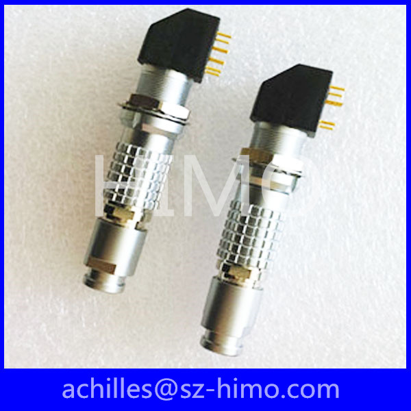 Elbow Receptacles, Compatible with Lemo Connector