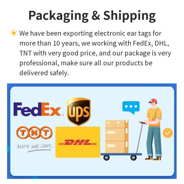 Veterinary Equipment RFID Eartags Cattle Animal Tagger With Laser Printing For Goat Cow