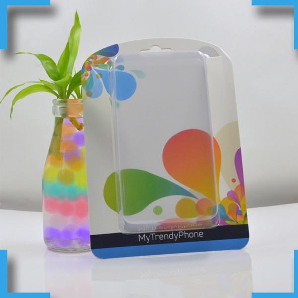 Customized Plastic Clear Blister Packaging Transparent Clamshell With Paper Insert