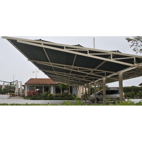 Hdpe Anti UV Printable Carparking Net , 85% - 95% Shade Rate Netting