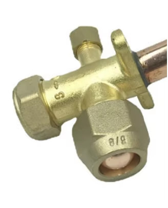 1/4 3/8 1/2 5/8 3/4 Inch Stop AC Valve Copper AC Air Conditioner Split Valve Air Conditioner Parts