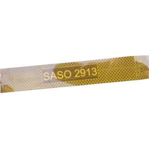 Buy cheap High Visibility Yellow Reflective Tape With SASO 2913 Marks product