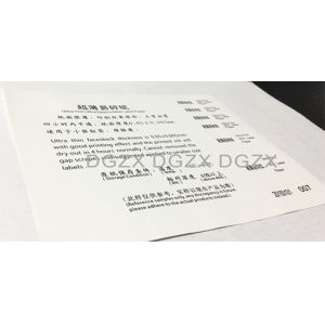 Blank Thin Egg Shell Stickers , Colourful Tamper Evident Stickers