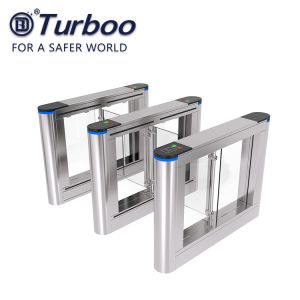 Buy cheap Durable Turnstile Security Gate Splendid 10mm Transparent Acrylic Wings Panel product