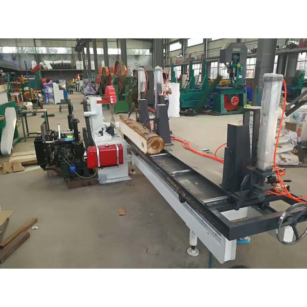 Heavy Duty Circular Twin Blades Lumber Saw Mill Auto Feeding Sawmill Machine