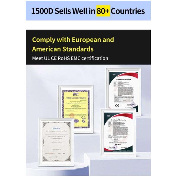 Meet UL CE RoHS EMC certification